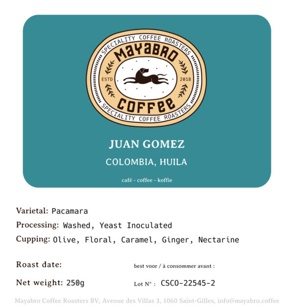 Juan Gomez Pacamara Yeast Inoculated